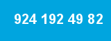 924 192 49 82 924 192 49 82